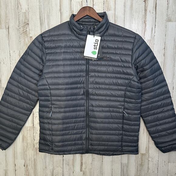 NWT Stio Pinion Down Sweater Jacket Mens Large Gray 800 Fill Windproof MSRP $270 - Picture 1 of 16